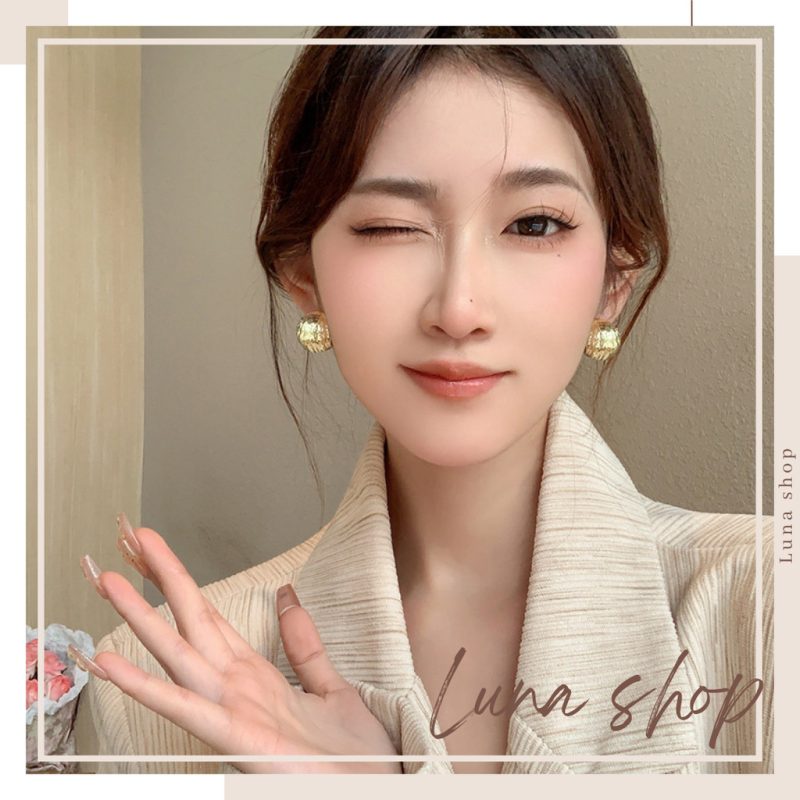 透心涼玻璃珠耳環